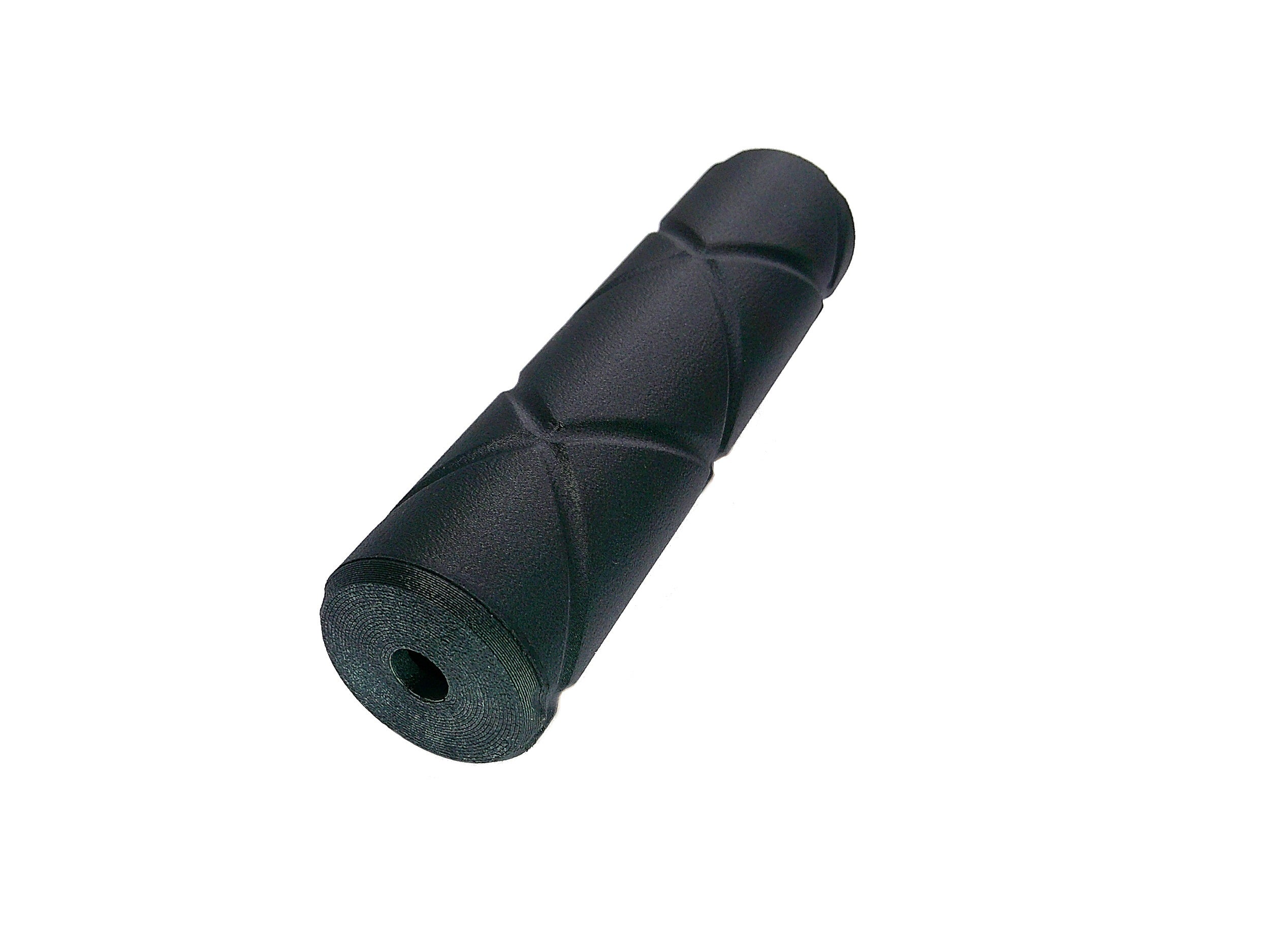 MJM-2 Grooved Airsoft Mock Suppressor 14mm CCW