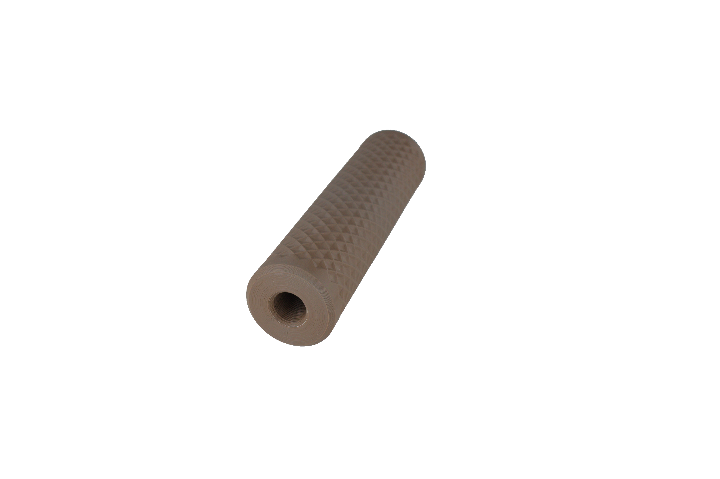 MJM-11 Diamond (Slim fit 30mm OD) Airsoft Mock Suppressor 14mm CCW FDE (Flat Dark Earth)
