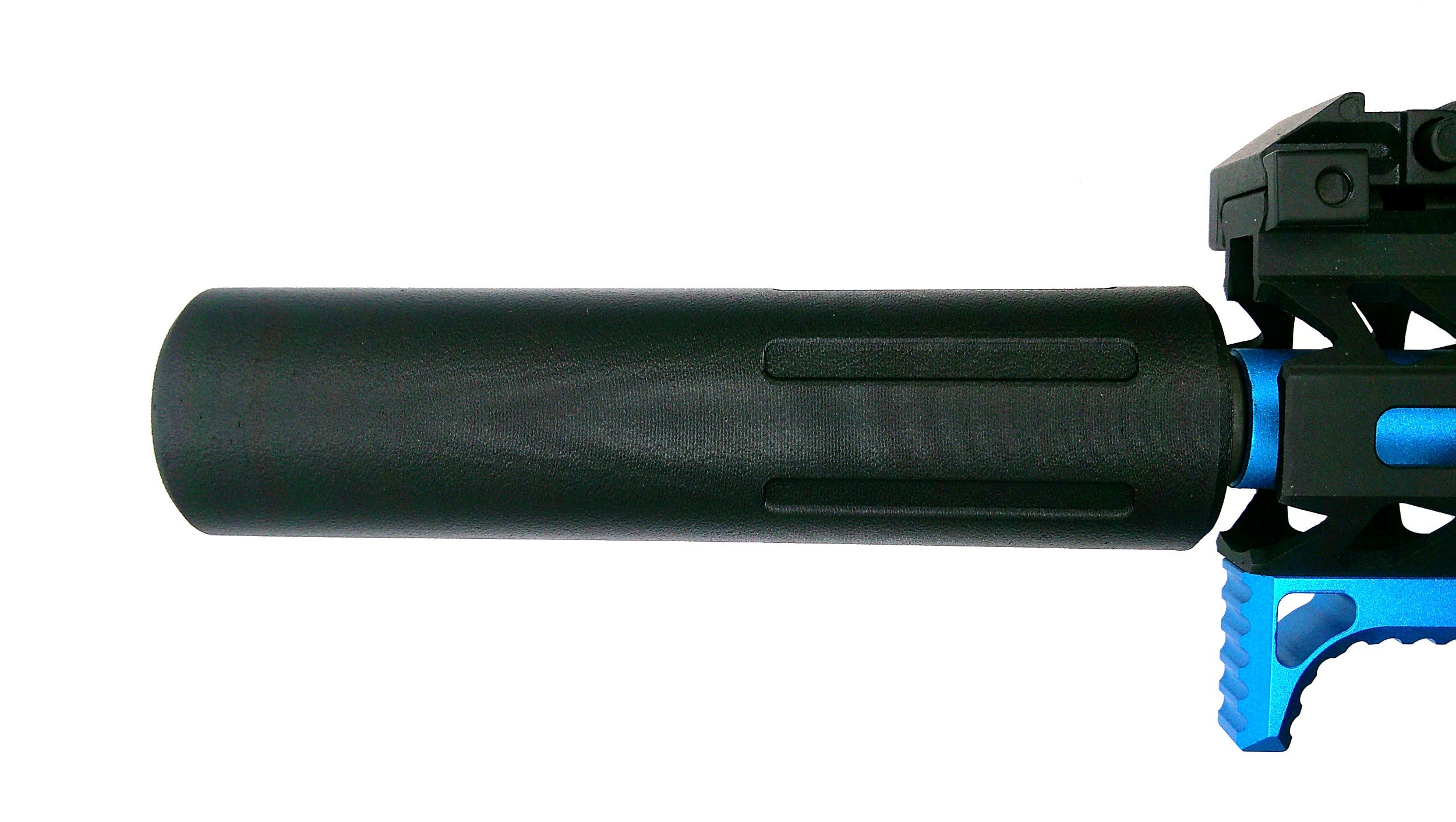 MJM-7 Straight Flute Airsoft Mock Suppressor 14mm CCW